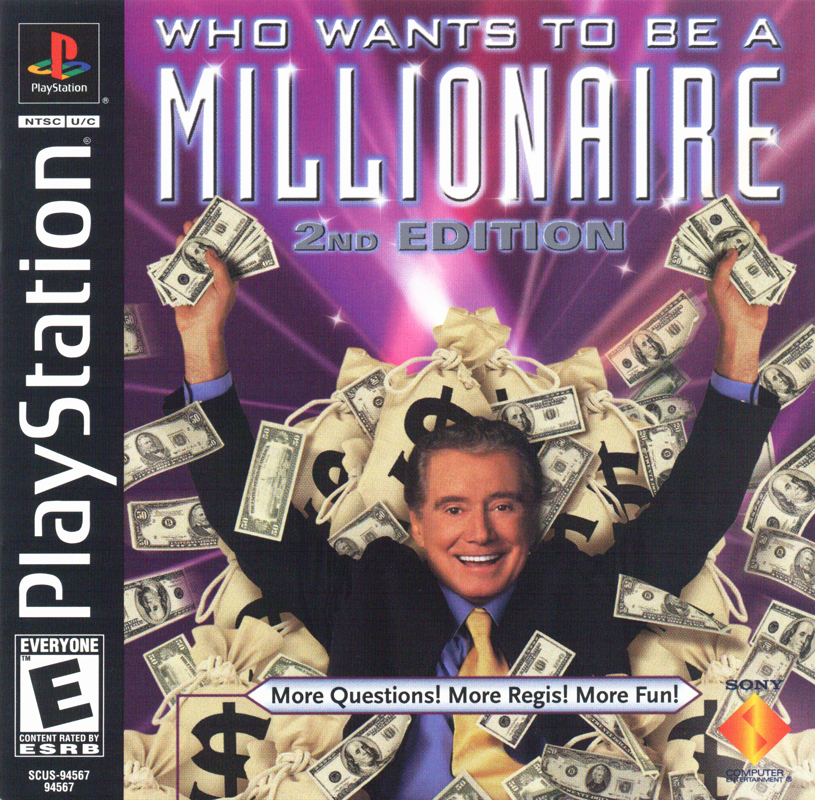 Who Wants to Be A Millionaire box art for Playstation